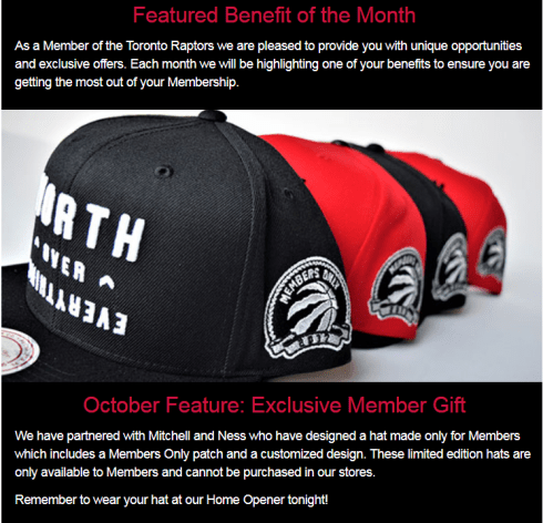 Benefit Of The Month Email